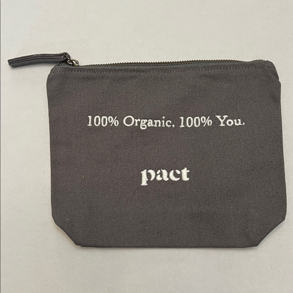 PACT ORGANIC COTTON 3 PACK CANVAS GOING PLACES TRAVEL POUCH SET - Picture 4 of 12